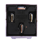 10 PCS JD-1912 80 AMP 12V Waterproof Car Auto Four Plugs Relay with Warning Light, JD-1912