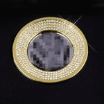 Car Aluminum Steering Wheel Decoration Ring with Diamonds For Volkswagen