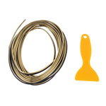 5m Flexible Trim For DIY Automobile Car Interior Exterior Moulding Trim Decorative Line Strip with Film Scraper
