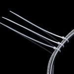 250pcs /Pack 5mm*300mm Nylon Cable Ties, 5mm*300mm Black, 5mm*300mm White