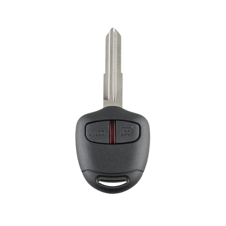 For MITSUBISHI 2 Buttons Intelligent Remote Control Car Key with 46 Chip & Battery & Left Slot, Frequency: 433MHz, For MITSUBISHI(Left)