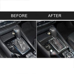 Car Carbon Fiber Left Drive Gear Frame A Decorative Sticker for Mazda Axela 2013-2016, Left Drive Gear Frame A