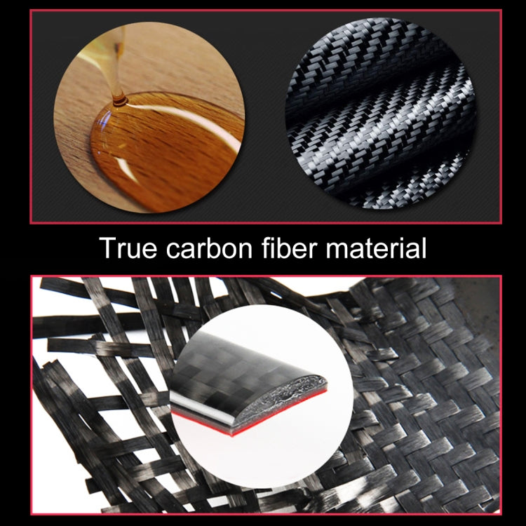 4 PCS Carbon Fiber Car Inner Door Bowl Decorative Sticker for Porsche Macan, Inner Door Bowl