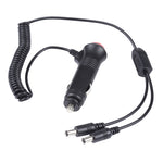 12-24V Car Cigarette Lighter Switch Plug to DC5.5x2.1mm Charger Spring Power Cable, Switch Plug