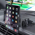 Car Dashboard Tablet Holder PVC Suction Cup Windshield Bracket, PVC Suction Cup