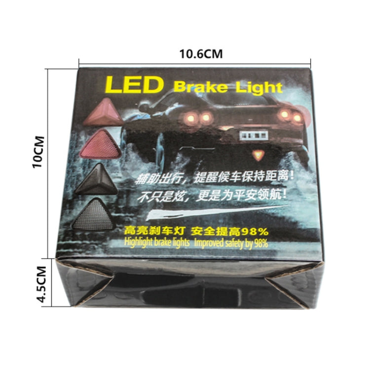 Bicycle / Mountain Bike X Style Triangle Pilot Light LED Tail Light, X Style
