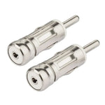 10pcs Car Vehicles Radio Stereo Aerial Antenna Mast Male Adapter DIN Connector Plug, DIN Connector Plug