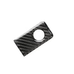 Car Carbon Fiber Front Passenger Seat Storage Box Decorative Sticker for Infiniti Q50 / Q60 2014-2020, Left Drive, Front Passenger Seat Storage Box