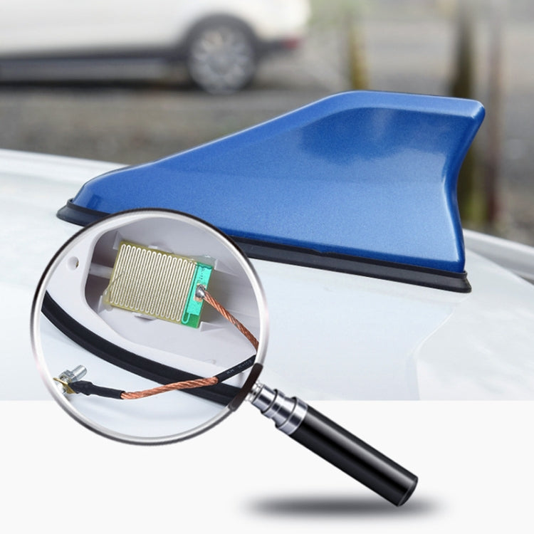 Universal Car Antenna Aerial Shark Fin Radio Signal, Universal, Universal Champagne Gold, Universal (Carbon Fiber Black), Universal (Grey), Universal (Blue)