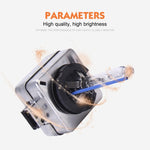 2 PCS D3R 8000K Car HID Xenon Bulb Kit Headlight, 8000K