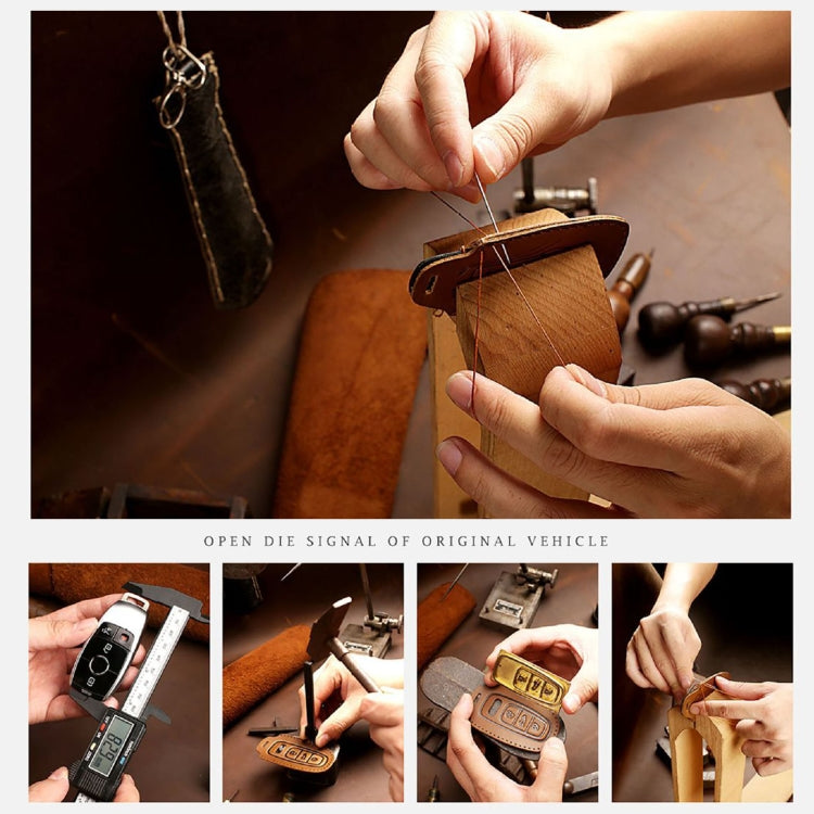 Hallmo Car Cowhide Leather Key Protective Cover Key Case for Haval H6, For Haval H6