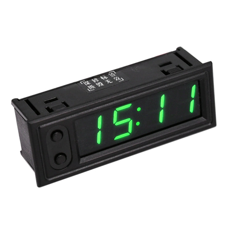 3 in 1 Car High-precision Electronic LED Luminous Clock + Thermometer + Voltmeter, 3 in 1 Green, 3 in 1 Blue, 3 in 1 Red
