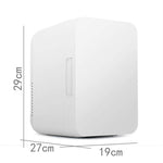 8L 37-48W Car / Home Mini Refrigerator, EU Plug, White, Pink, Blue