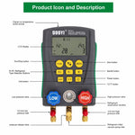 DUOYI DY517A Car Air Conditioning Diagnostic Instrument Temperature Monitor Fluoride Meter, DY517A