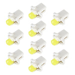 10 PCS B8.3 0.2W DC12V Wedge Instrument Panel COB LED Light Dashboard Gauge Cluster Indicator Lamp Bulb, B8.3 (Blue Light), B8.3 (Green Light), B8.3 (Red Light), B8.3 (White Light), B8.3 (Yellow Light)