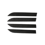 4 PCS Carbon Fiber Car Outer Door Handle Panel Decorative Sticker for Tesla Model X, Outer Door Handle Panel