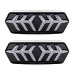 2 PCS KC670 Motorcycle Integrated Flashing Turn Signal Brake Tail Light for Honda MSX125 CBR650F CTX700, KC670