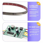 S20-200CM 200cm DC12V-24V Car Rear LED RGB Daytime Running Lights Strip Colorful Lamp, S20-200CM