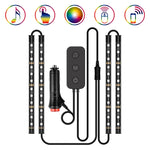 Y12 Cigarette Lighter Car Colorful RGB Foot LED Atmosphere Light, Y12 Cigarette Lighter