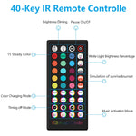 Y12 Cigarette Lighter Car Colorful RGB Foot LED Atmosphere Light, Y12 Cigarette Lighter