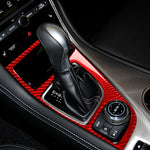 Car Carbon Fiber Gear Panel Decorative Sticker for Infiniti Q50 2014-2020, Left Drive, Gear Panel, Left Drive