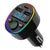 Car Bluetooth MP3 Player Audio FM Transmitter with Ambient Light, MP3 Player