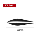 1 Pairs Carbon Fiber Car Lamp Eyebrow Decorative Sticker for BMW F30 2013-2015, Lamp Eyebrow