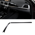 Carbon Fiber Car Copilot Central Control Decorative Sticker for BMW F30 2013-2018 / F34 2013-2018, Sutible for Left Driving, Copilot Central Control