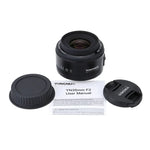 YONGNUO YN35MM F2N 1:2 AF/MF Wide-Angle Fixed/Prime Auto Focus Lens for Nikon DSLR Cameras, YN35mm F2N