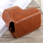 Full Body Camera PU Leather Case Bag with Strap for Sony A5100, For Sony A5100