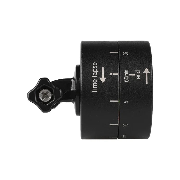 360 Degree Auto Rotation 60 Minutes Time Lapse Stabilizer Tripod Head Adapter for GoPro, 60 Minutes