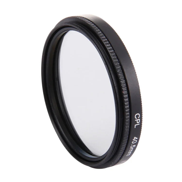 JUNESTAR 4 in 1 Proffesional 40.5mm Lens Filter(CPL + UV) & Waterproof Housing Case Adapter Ring & Lens Protective Cap for GoPro HERO4 / 3+ / 3 Sport Action Camera, 4 in 1 40.5mm Lens