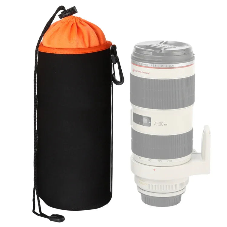 SLR Camera Lens Bag Micro Single Lens Bag Lens Inner Bile Bag Waterproof Protective Case Plus Velvet Thickening, Diameter: 10cm, Height: 25cm, Diameter: 10cm, Height: 25cm