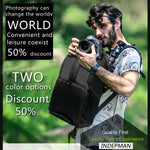 INDEPMAN DL-B016 Portable Waterproof Scratch-proof Outdoor Sports Sling Shoulder Bag Camera Bag Phone Tablet Bag for GoPro, SJCAM, Nikon, Canon, Xiaomi Xiaoyi YI, iPad, Apple, Samsung, Huawei, Size: 25.5 * 19 * 44 cm