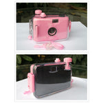 SUC4 5m Waterproof Retro Film Camera Mini Point-and-shoot Camera for Children, Black White, Pink, Baby Blue, White, Yellow