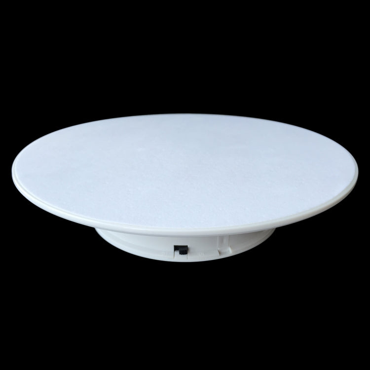 25cm 360 Degree Electric Rotating Turntable Display Stand Video Shooting Props Turntable for Photography, Load 3kg, Powered by Battery, 25cm/Powered by Battery(B), 25cm/Powered by Battery(W), 25cm/Powered by Battery(BW)