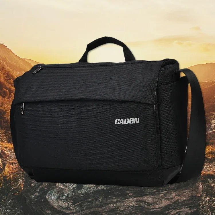 CADeN K12 Portable Camera Bag Case Shoulder Messenger Bag with Tripod Holder for Nikon, Canon, Sony, DSLR / SLR Cameras