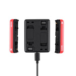 R-R-LF8-CINOR8CA For Insta360 ONE R 4K Panoramic Camera Batteries Charger Fast Charging Dual Charging Interface Charging Base, Batteries Charger