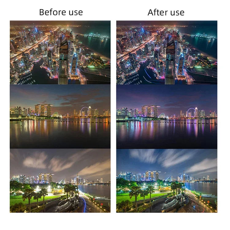 JSR KB Series NIGHT Light Pollution Reduction Lens Filter for GoPro HERO13 Black /12 Black /11 Black /10 Black /9 Black, NIGHT