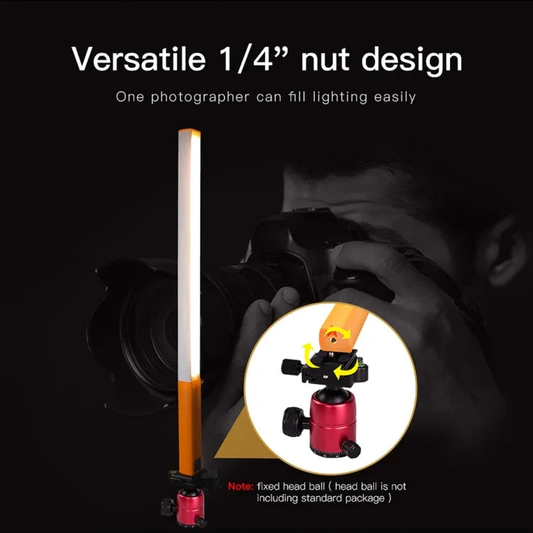 LUXCeO Q508D Dual Color Temperature Photo LED Stick Video Light Handheld LED Fill Light Flash Lighting Lamp, Q508D