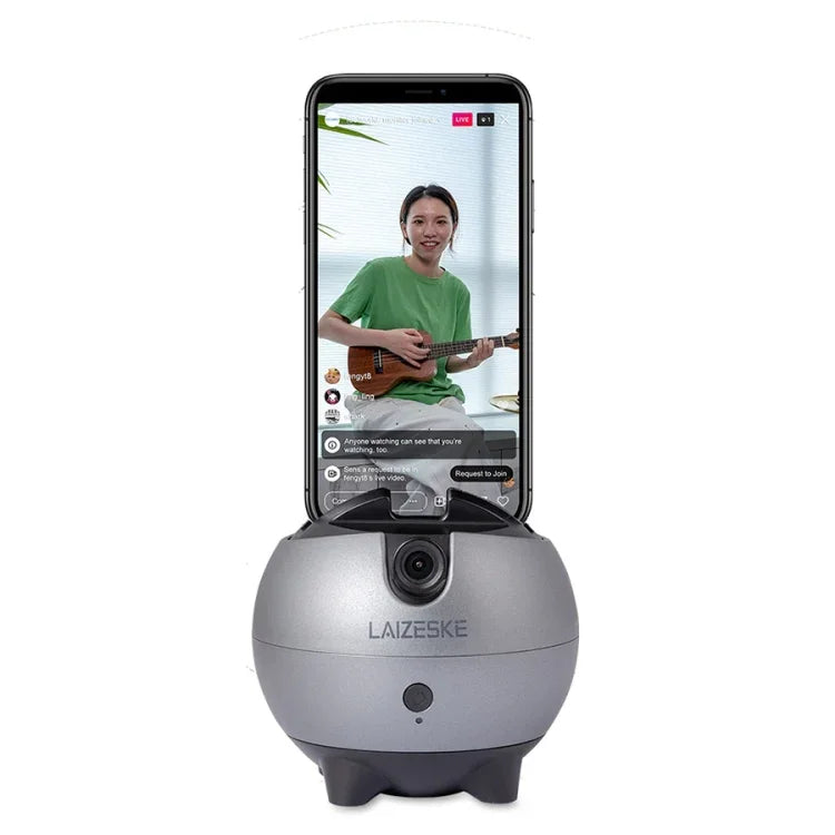 LAIZESKE LA8 Smart Robot Cameraman 360 Degree Auto Tracking Phone Holder, LA8