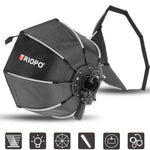 TRIOPO KS2-55 55cm Fast Loading Speedlite Flash Octagon Parabolic Softbox Diffuser, KS2-55