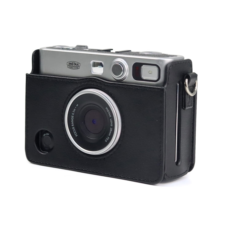 Retro Full Body Camera PU Leather Case Bag with Strap for FUJIFILM instax mini Evo, For FUJIFILM instax mini Evo Retro