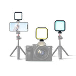 MJ88 Pocket 3000-7000K+RGB Full Color Beauty Fill Light Handheld Camera Photography Streamer LED Light with Remote Control, MJ88