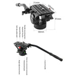 BEXIN VH-105 360 Degree Panorama Heavy Duty Tripod Action Fluid Drag Head, VH-105