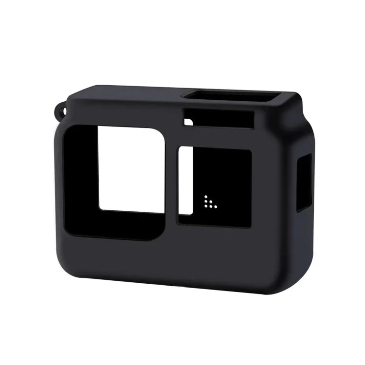 For Insta360 One R 4K with Frame Shockproof Silicone Protective Case with Lens Cap Cover, 4K Case + Lens Cap
