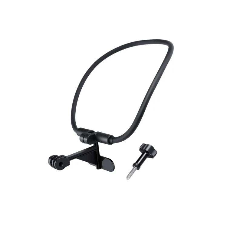 Hands Free Lazy Wearable Neck Camera Phone Holder with Phone Clamp, Extended Version, Neck Holder B
