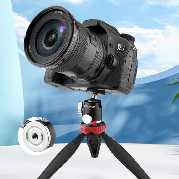YELANGU LW-A01 Panoramic Metal Tripod Ball Head Adapter, LW-A01