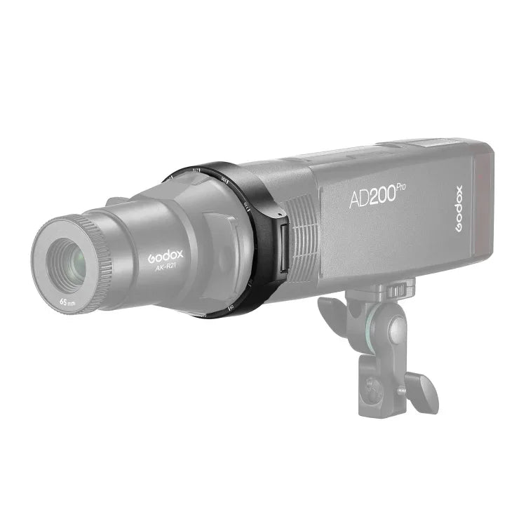 Godox AK-R28 Round Flash Head Adapter Holder for AK-R21 Projection Attachment