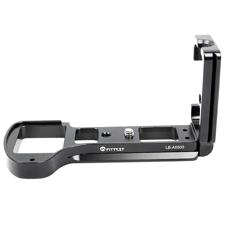 FITTEST LB-A6500 Vertical Shoot Quick Release L Plate Bracket Base Holder for Sony  ILCE-6500 (A6500) Camera Metal Ballhead